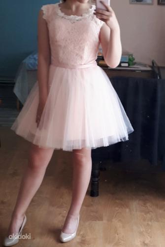 Праздничное светло-розовое платье (фото #2)