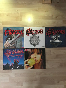 Saxon – Briti rokkbändi 5 albumit. (1 foto / 1)