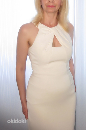 Платье молочного цвета "Karen Millen" , размер М. (фото #3)