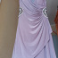 Красивое сиреневое платье, украшено камнями стразами M S. (фото #2)