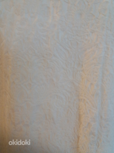 Платье белого цвета, рельефная ткань М / L. (фото #9)