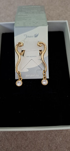 Дизайнерские серьги бренда "Jenavi" с кристаллами Swarovski (3 фото из 10)