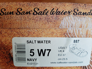 Uued Salt Water Sandaalid (5 foto / 5)