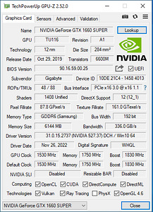 GIGABYTE GeForce® GTX 1660 SUPER™ OC 6G (4 foto / 5)