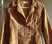 Vilderson kuldne pidulik tikandiga jakk suurusele 36