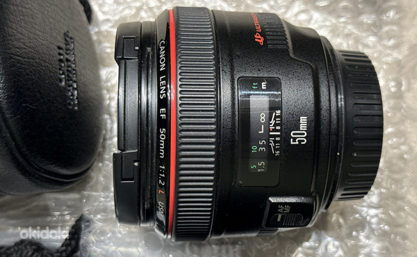 Objektiiv Canon ef50mm f1.2 (фото #1)