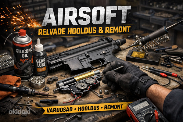 Airsoft replica hooldus