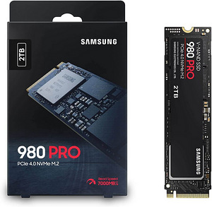 UUS Samsung 980 Pro 2TB PCIe GEN4 NVMe M.2 SSD 7000MB/s (1 foto / 1)