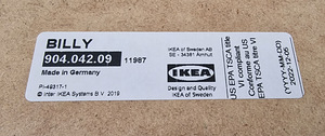 Tagasein Billy riiulilt (Ikea) (2 foto / 3)