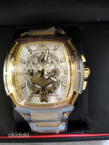 INVICTA Marvel Punisher Limited Edition Gold 37617. (фото #1)