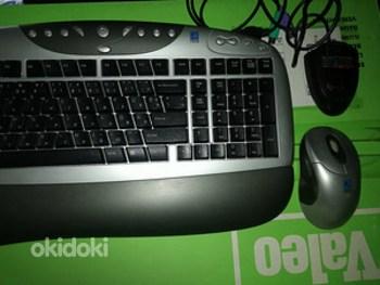 Беспроводная клавиатура и миш Logitech (фото #2)