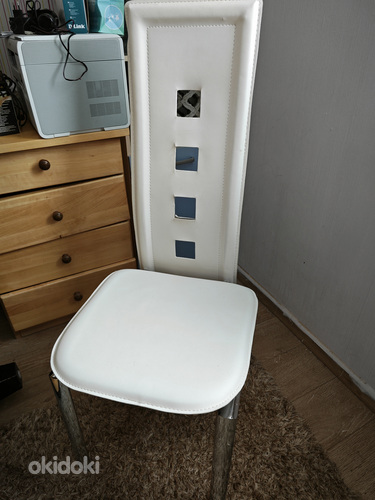 Кухонный стул, белый (фото #2)