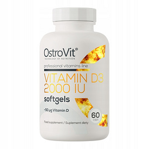 OstroVit Vitamin D3 2000 IU 60 caps (1 foto / 2)