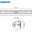 Дальний свет LED X-VISION DOMIBAR X, led 9-32V, 128W (фото #2)