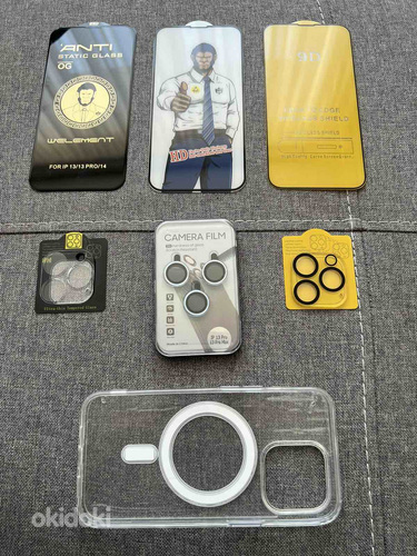 Iphone 13/13Pro/14 ekraani- ja kaamerakaitsmed