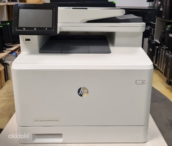 Принтер HP Color LaserJet Pro MFP M477fnw (фото #2)