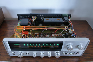 Sansui 661 ressiiver (1971-76, 2x27W, 10 kg) (6 foto / 10)