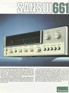 Sansui 661 ressiiver (1971-76, 2x27W, 10 kg) (10 foto / 10)