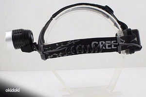 Налобный аккумуляторный фонарик Cree XML T6 (3 фото из 3)
