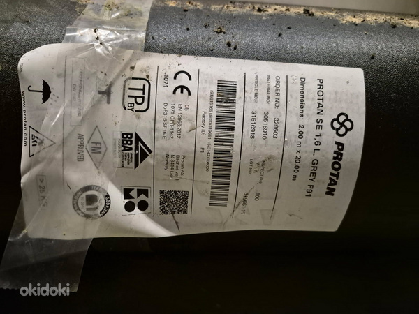 Кровельный материал Protan SE lamekatuse PVC 1.6