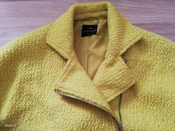 Женское пальто sinsay желтое S (фото #7)