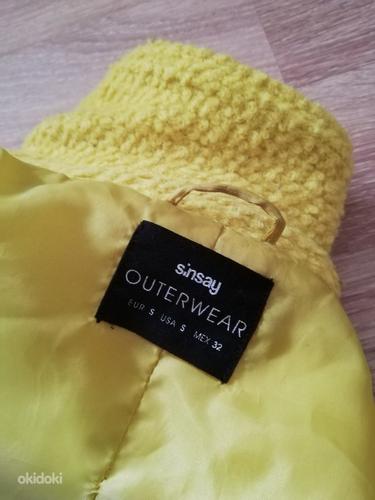 Женское пальто sinsay желтое S (фото #8)