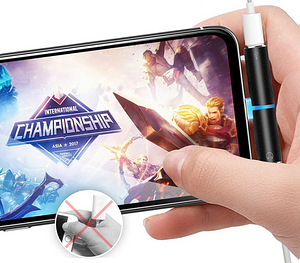 Адаптер Lightning зарядка + наушники Mini Jack 3.5 mm (2 фото из 3)