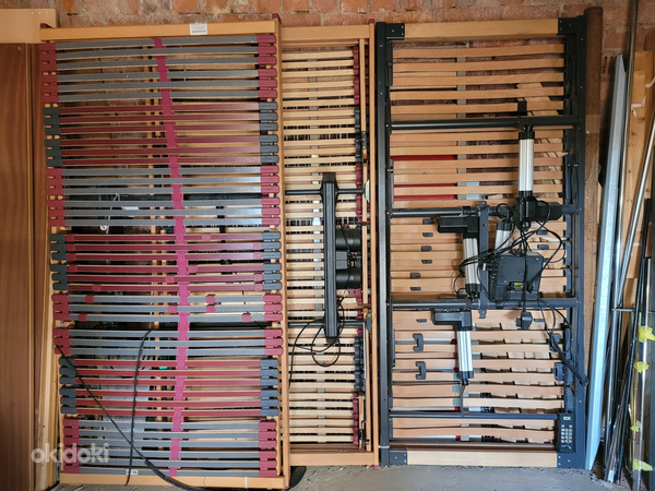 Elektrilised voodirestid. Kaugjuhtimispuldiga.