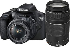 Canon EOS 2000D + 18-55mm + 75-300mm (2 foto / 6)