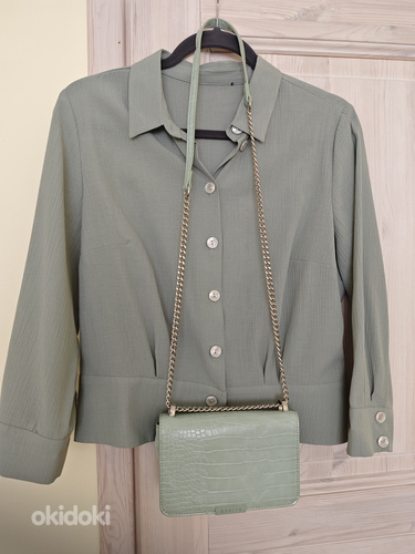 Комплект юбка, блузка и сумка. (фото #4)
