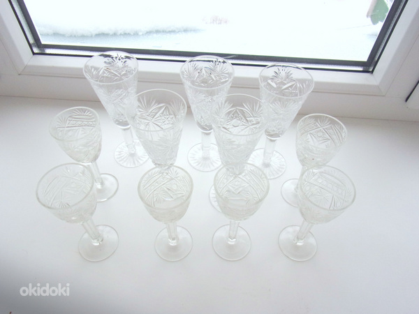 Kristallklaasid ja shotiklaasid (foto #1)
