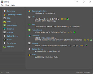 Lauaarvuti / intel i5 6400 / Geforce RTX 2060 / 16gb (3 foto / 3)