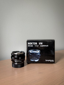 Voigtlander Nokton 40mm f1.2 Objektiiv (1 foto / 1)