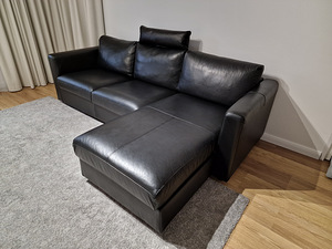 IKEA VIMLE nahast 3-kohaline diivan (6 foto / 9)