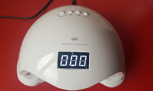 UV LED lamp 48W, küünelamp ekraaniga, uus, pakendis (3 foto / 8)