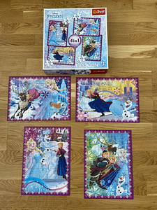 10 puzzlet Disney Princess, Frozen Elsa Anna Minnie (9 foto / 10)