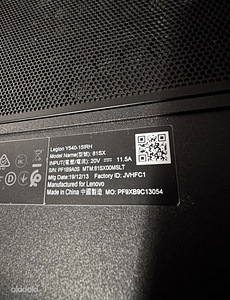 Lenovo Legion Y540 laptop, mänguarvuti, gaming pc (5 foto / 9)