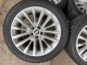 Оригинальные литые диски BMW 5x112 18 дюймов с шипованными ш (3 фото из 9)