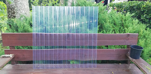 PVC trapets kirgas katuseplaat 1m. (2 foto / 2)