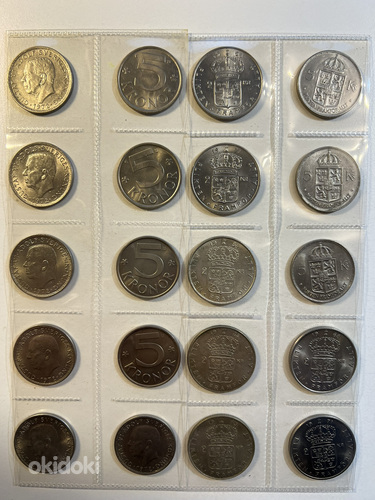 Шведские монеты, Монета, Кроны, Оре, Швеция, Svenska lot3