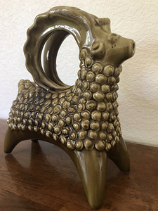 Kann, vaad, skulptuur, keraamika kuju 23cm (2 foto / 3)