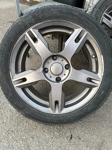 Литые диски 17x7, ET40, 4x114.3 с шинами 205/50/17 (3 фото из 5)