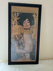 Seinapilt raamil Gustav Klimt maalist Juudit pilt (4 foto / 9)