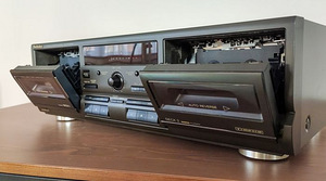 TECHNICS RS-TR373 STEREO DOUBLE CASSETTE TAPE DECK (2 foto / 10)