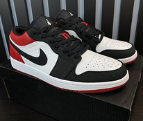 Nike Air Jordan 1 Low, белый/черный, красный