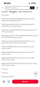 Модуль Carplay/Android Auto для BMW CIC (4 фото из 6)