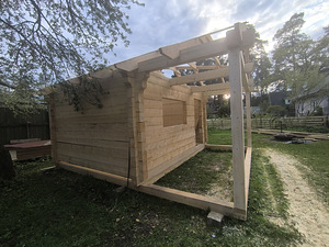 Palkmaja karkassist