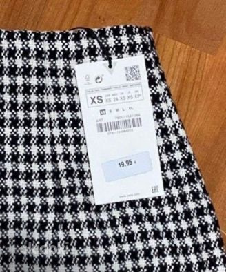 Расклешенная мини-юбка Zara, размер XS (фото #3)