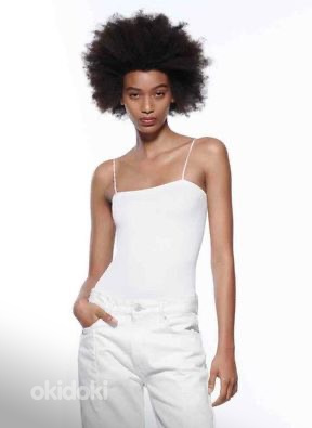 Новое белое боди Zara (фото #1)