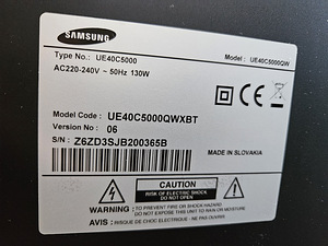 LED телевизор Samsung 40" (3 фото из 3)